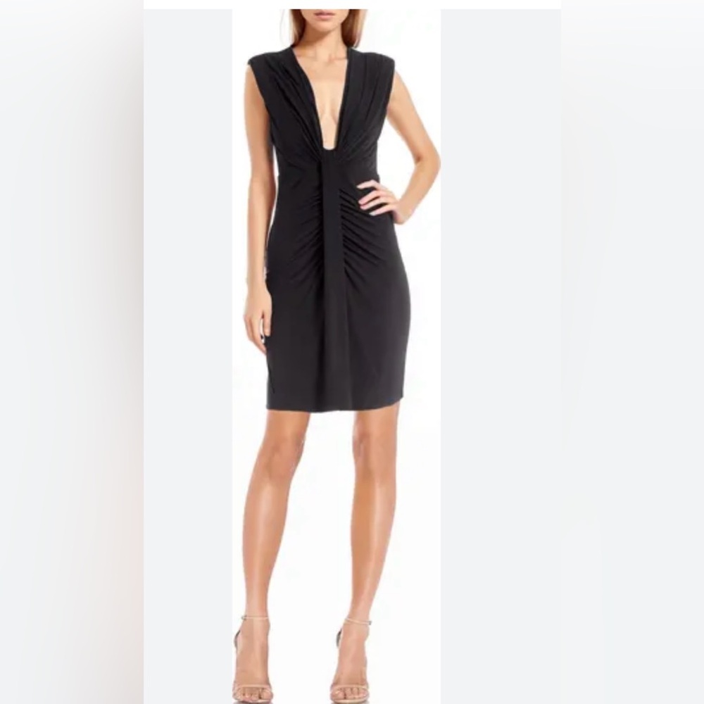 Badgley Mischka  New V-Neck Mini Dress